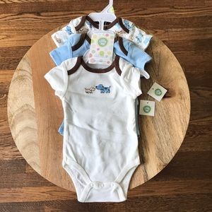 Little Me 3 Pack Cuddly Bodysuit